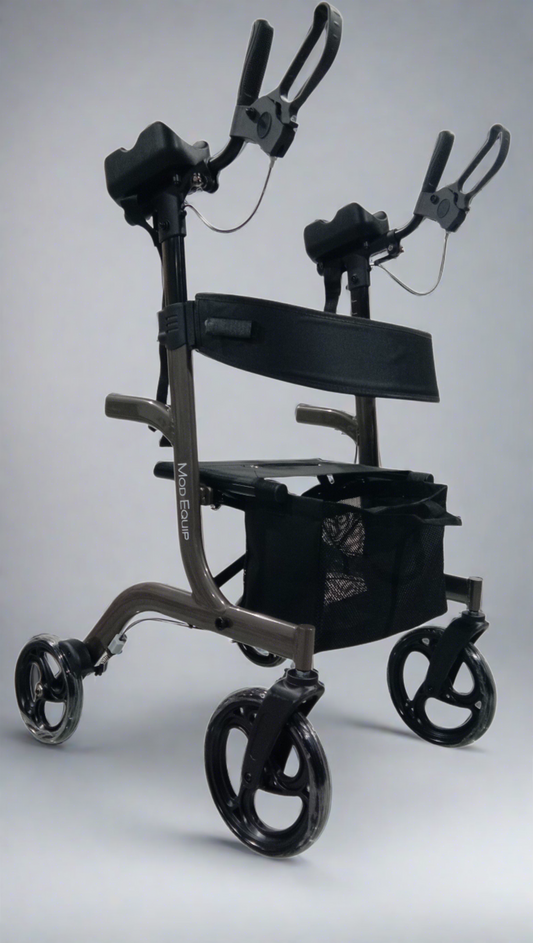 Kea Upright Rollator - Titanium